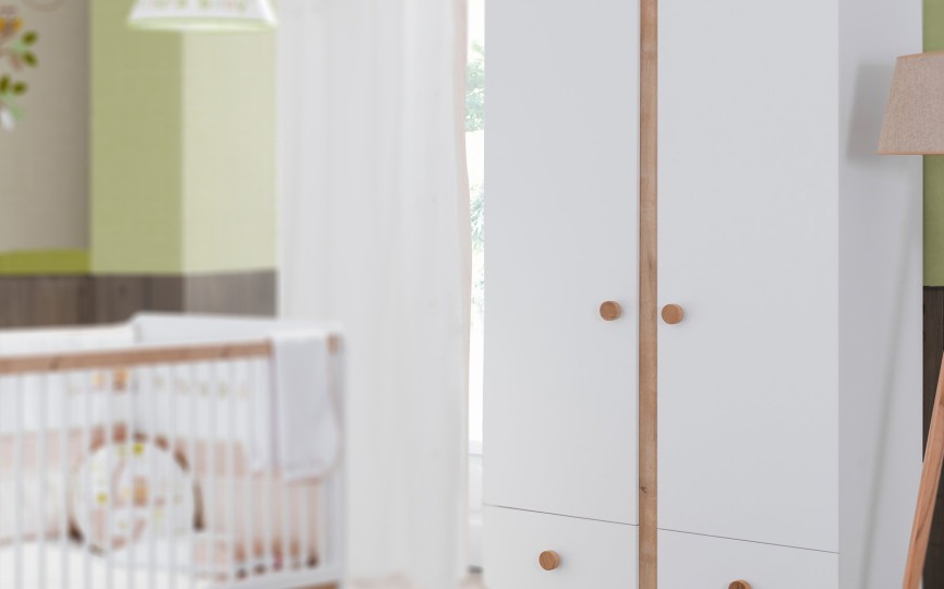 Шкаф двухдверный Natura Baby