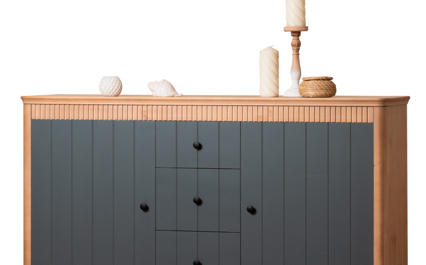Комод Грета №18, две двери, три ящика