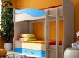 Детская двухъярусная кровать, 200х80см "Фанки Соло 4" 
