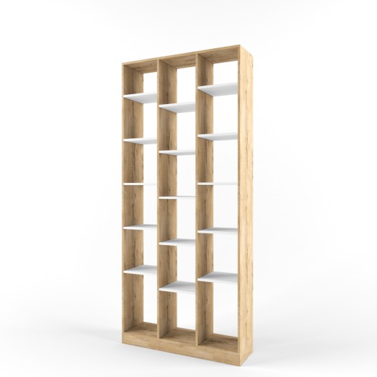 Стеллаж перегородка "Два плюс Два" (корпус дуб ирландский)