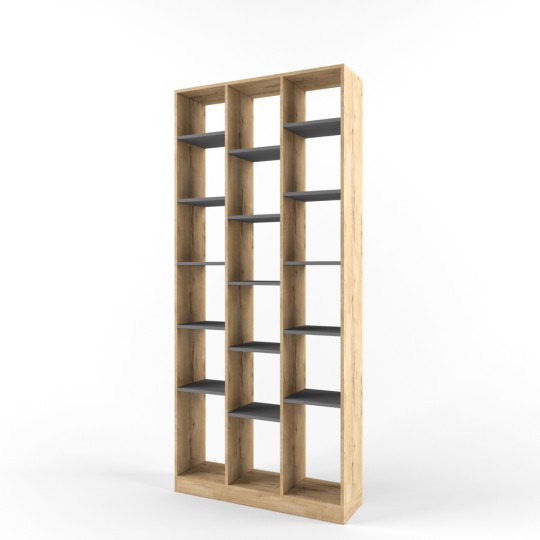 Стеллаж перегородка "Два плюс Два" (корпус дуб ирландский)