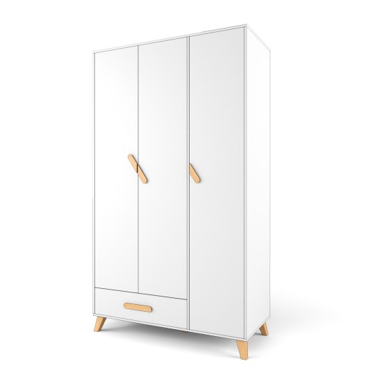 Шкаф 3-х створчатый "Два плюс Два" (корпус белый)