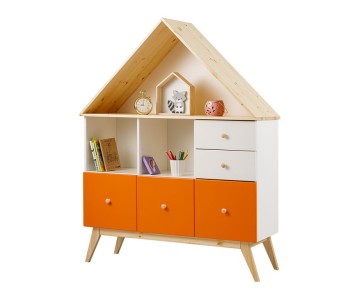 Комод комбинированный, 3 полки Тимберика Кидс №20 на ножках Комод комбинированный, 3 полки Тимберика Кидс №20 на ножках