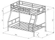 Кровать двухъярусная Гранада 1КВ