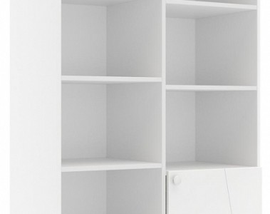 Стеллаж Абрис, 2 секции, с дверками