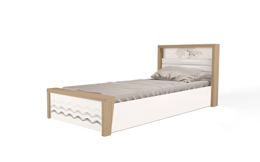 Кровать №5 с подъемным механизмом MIX OCEAN (голубой или кремовый) Кровать №5 с подъемным механизмом MIX OCEAN (голубой или кремовый)