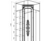 Шкаф угловой Ассоль АС-52K с зеркалом