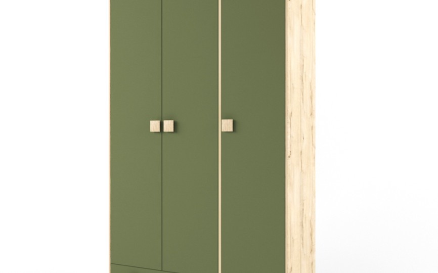 Шкаф 3-х створчатый  "Два плюс Два" (корпус дуб ирландский)