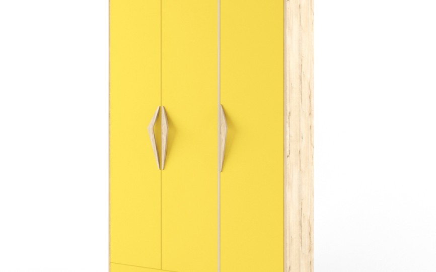 Шкаф 3-х створчатый  "Два плюс Два" (корпус дуб ирландский)