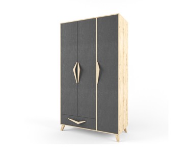 Шкаф 3-х створчатый  "Два плюс Два" (корпус дуб ирландский)