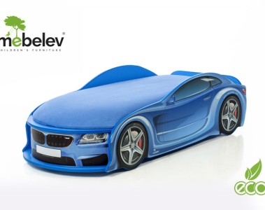 Кровать-машина "БМВ-М" синяя