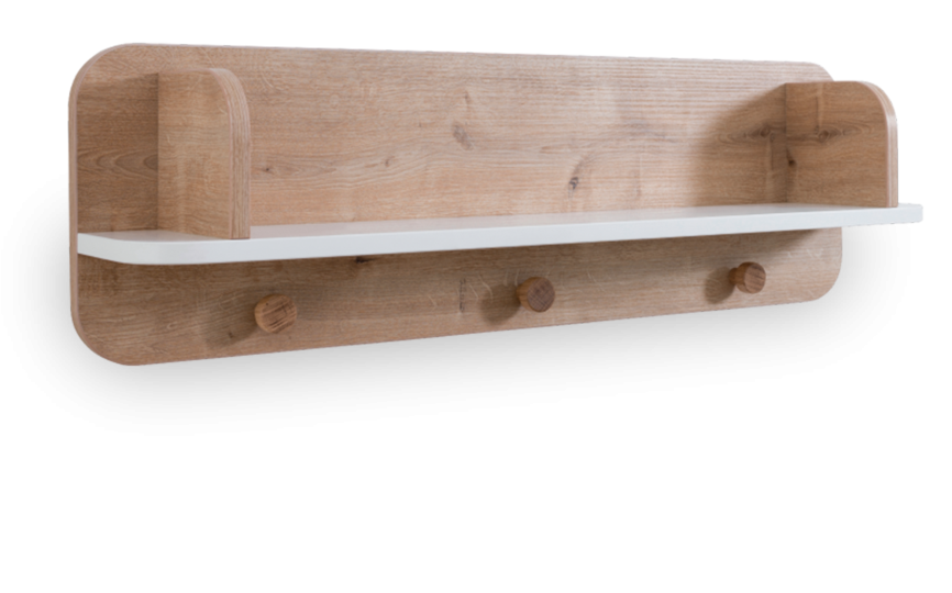 Полка c вешалками Natura Baby