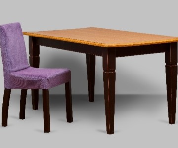 Стол обеденный Бьёрт прямоугольный на квадратных ножках 1-61