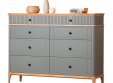 Комод Грета №21, 22, восемь ящиков