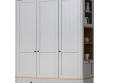 Шкаф Грета №3 трехдверный с ящиками и боковыми полками