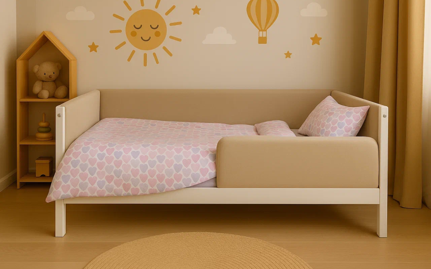 Кровать Эко-9 мягкая с бортом