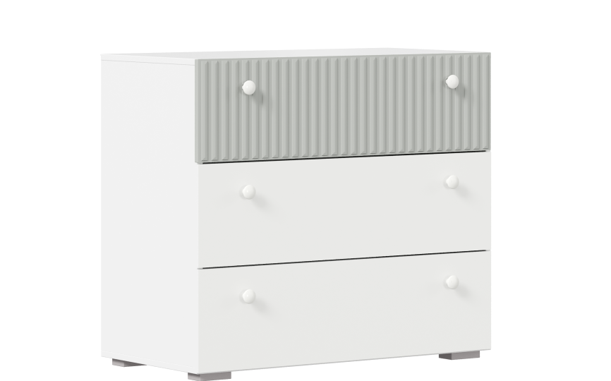 Комод Алиса, серый шелк Комод Алиса, серый шелк