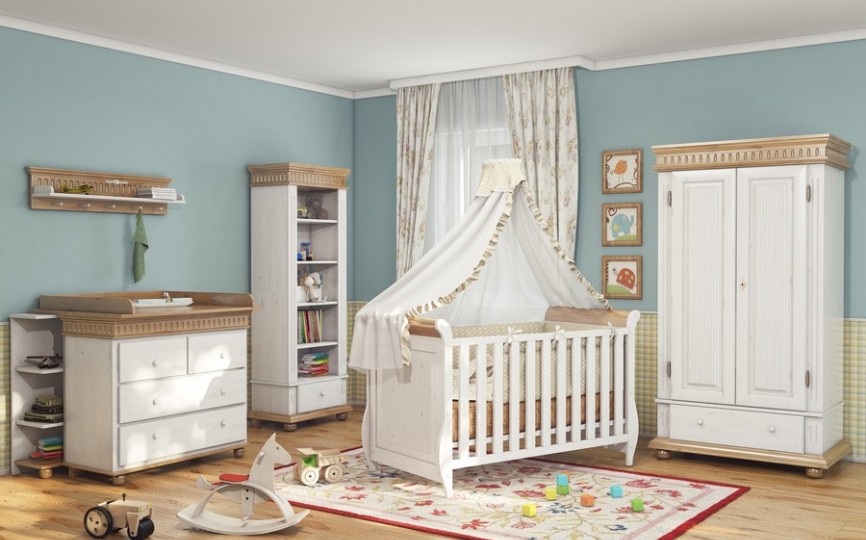 Двухдверный деревянный шкаф "Хельсинки-2" в детскую Двухдверный деревянный шкаф "Хельсинки-2" в детскую