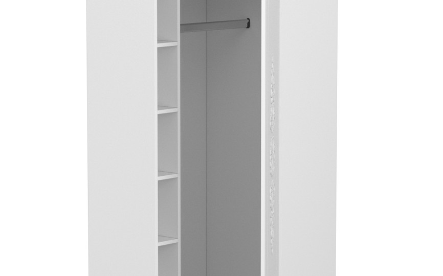 Шкаф угловой Ассоль АС-521К (c короной) Шкаф угловой Ассоль АС-521К (c короной)