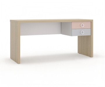 Стол прямой с ящиками Смарти Пинк Стол прямой с ящиками Смарти Пинк