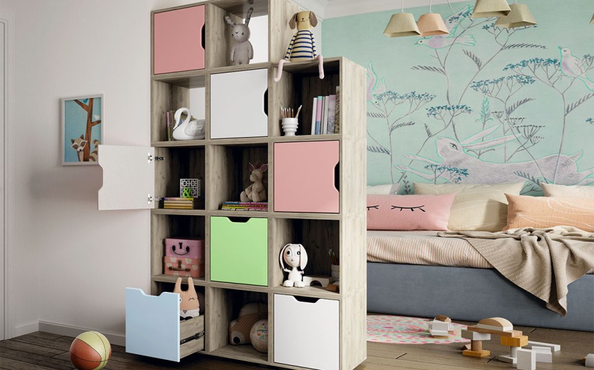 Стеллаж модульный Буква (Композиция №7)