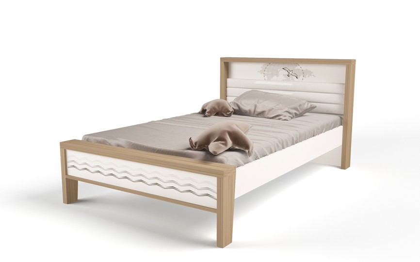 Кровать №1 MIX OCEAN (голубой или кремовый), 190х120 см Кровать №1 MIX OCEAN (голубой или кремовый), 190х120 см