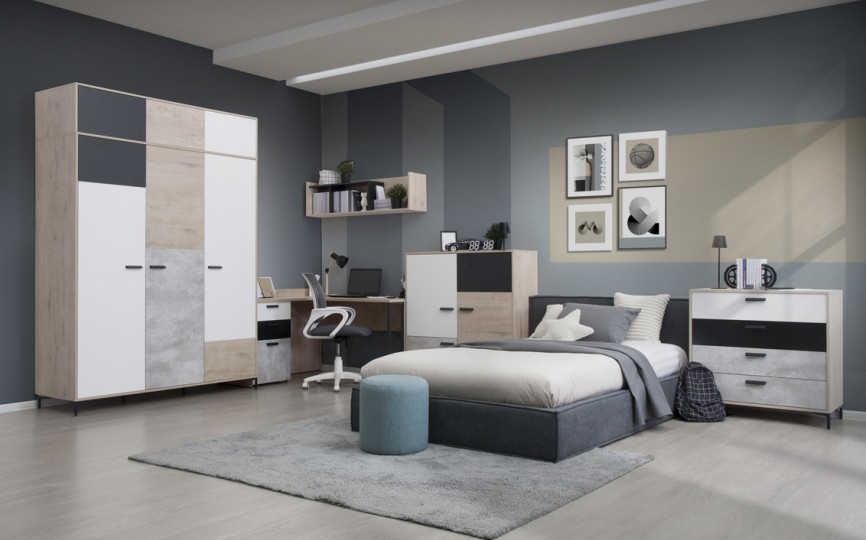 Антресоль 3 Либерти Блэк