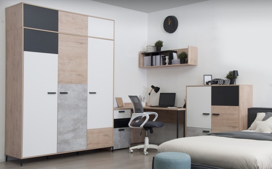 Антресоль 3 Либерти Блэк