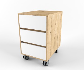 Тумба выкатная "Два плюс Два"  (корпус дуб ирландский)