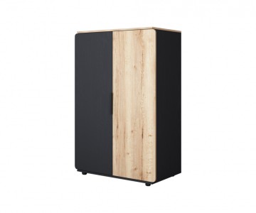 Шкаф для одежды малый ДЕЛЬТА Лофт 13.01 Black