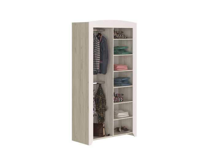 Шкаф двухдверный многофункциональный Буква