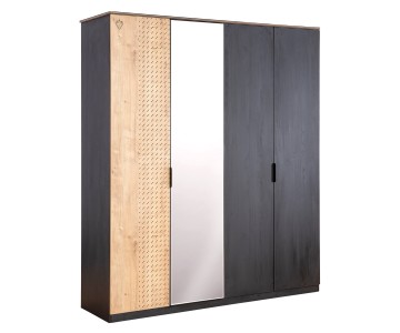 Шкаф четырехдверный "Black", BL-1005 Шкаф четырехдверный "Black", BL-1005