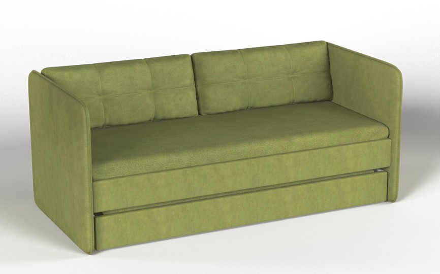 Кровать мягкая "Айрис" ткань Микровелюр