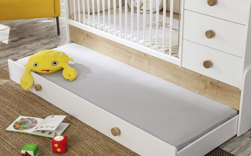 Кровать детская трансформер L Natura Baby