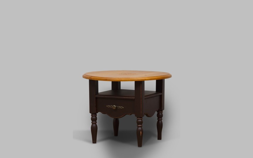 Тумба Бьёрт  круглая на высоких ножках 1-64