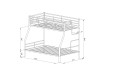 Кровать двухъярусная Гранада 3 левая и правая