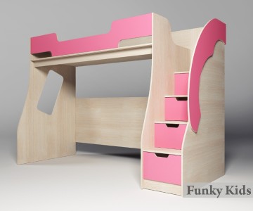 Кровать чердак с нишей  23/1 Фанки Кидз.