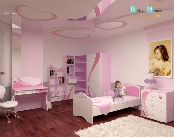 Детская комната "Princess" (комплектация 2) для девочки