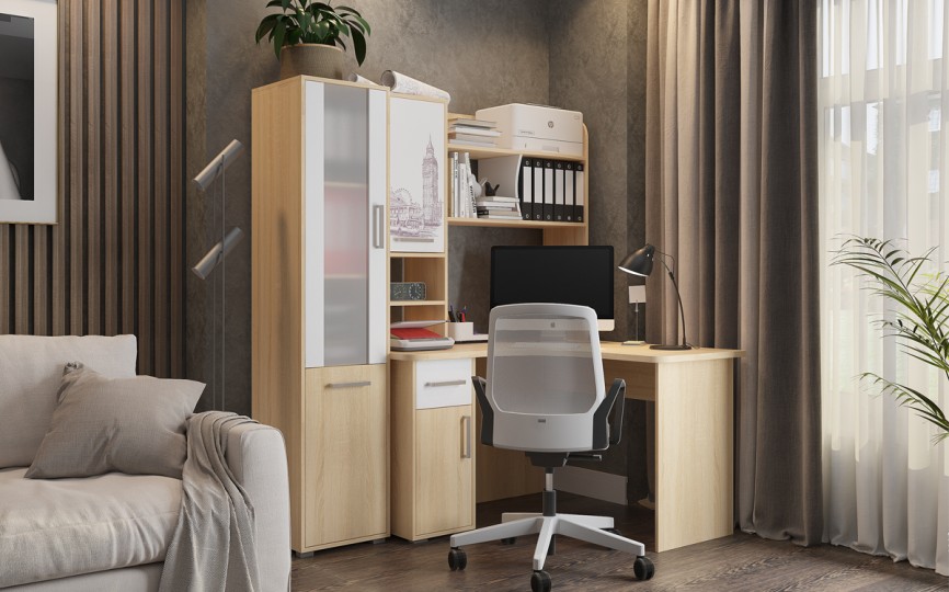 Надстройка стола компьютерного Лайт-1