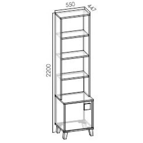 Стеллаж "Димика" Стеллаж "Димика"