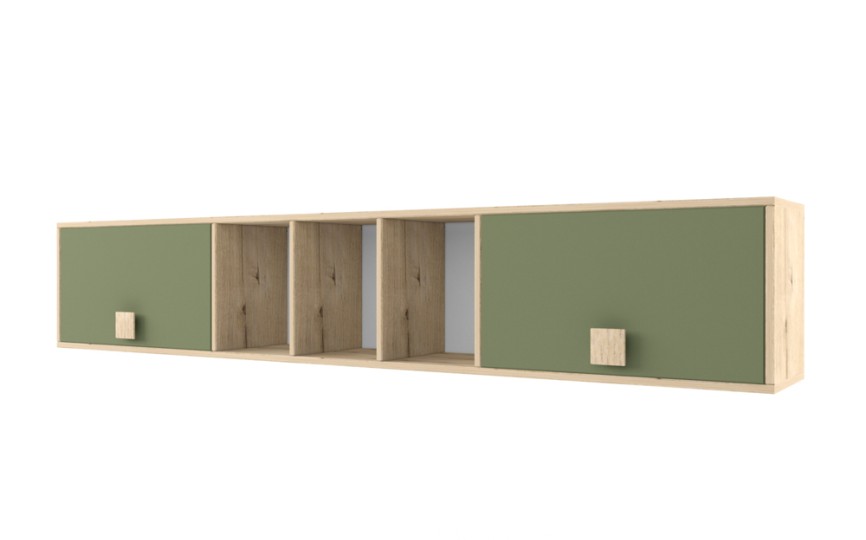 Полка длинная "Два плюс Два" (корпус дуб ирландский)