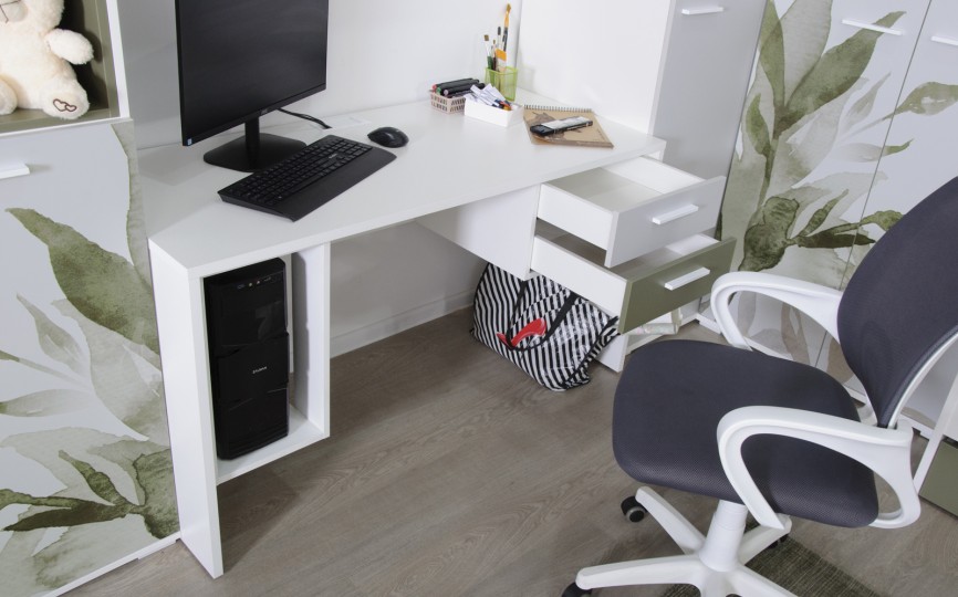 Стол прямой с ящиками Флора