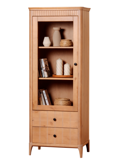 Шкаф книжный Грета №6-140/180
