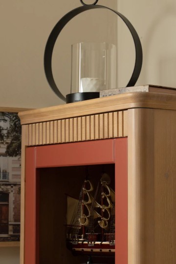 Шкаф книжный Грета №6-140/180