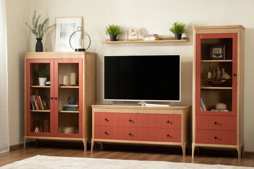 Шкаф книжный Грета №6-140/180