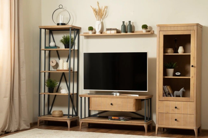 Шкаф книжный Грета №6-140/180