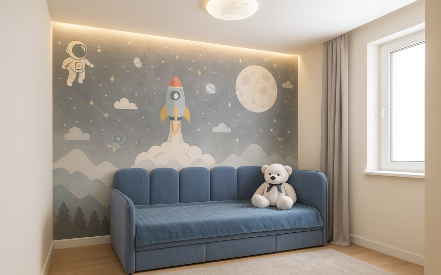 Кровать диван Катрин с низким изножьем