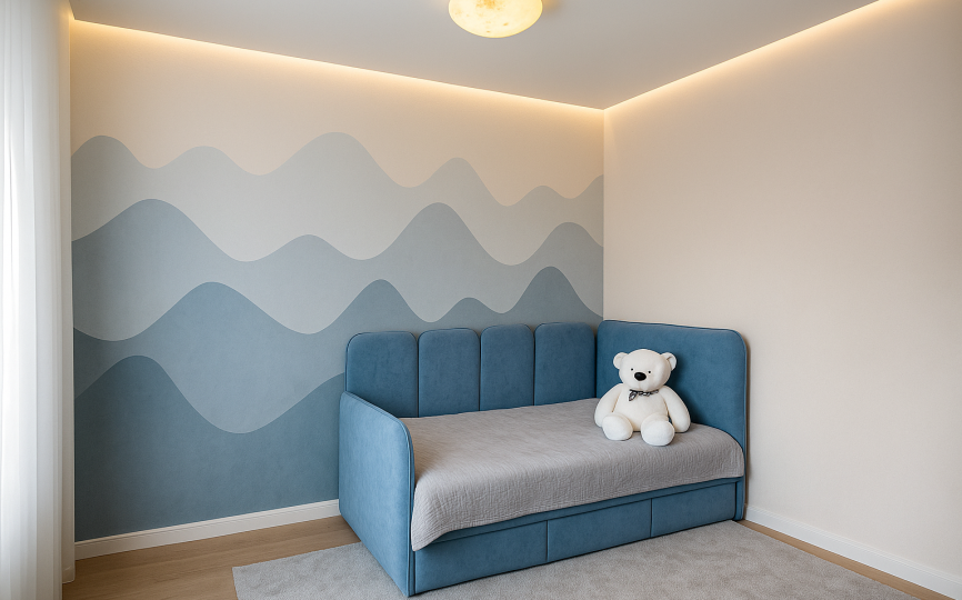 Кровать диван Катрин с низким изножьем