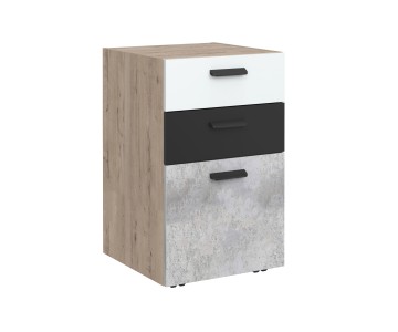 Тумба подкатная Либерти Блэк ТЗ    