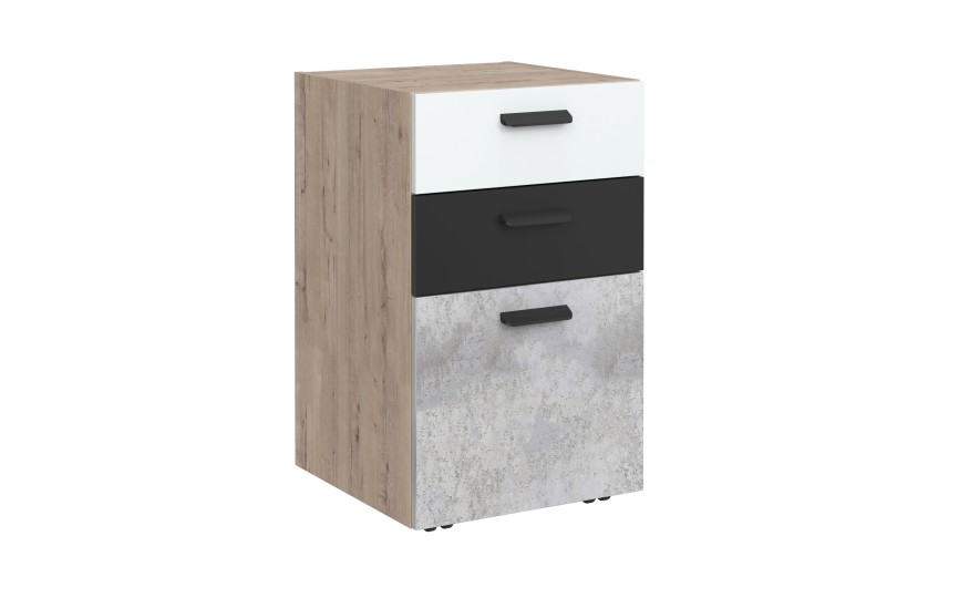 Тумба подкатная Либерти Блэк ТЗ    